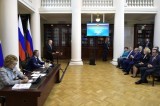 Изображение к новости 'Meeting of Legislators with the President of Russia'. 